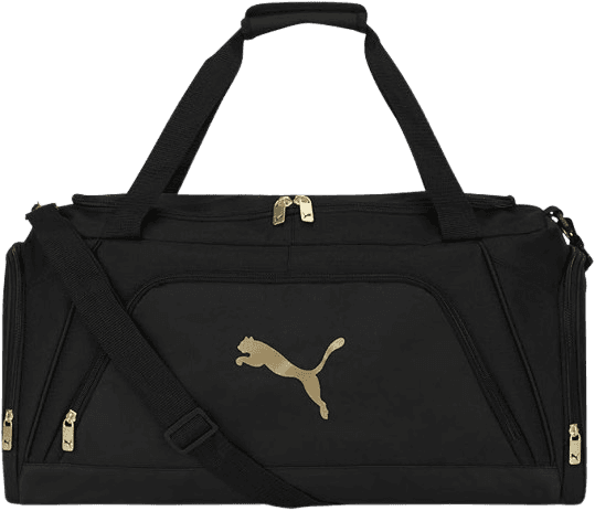 PUMA Bolso Deportivo Evercat Unisex Negro Dorado imagen 1