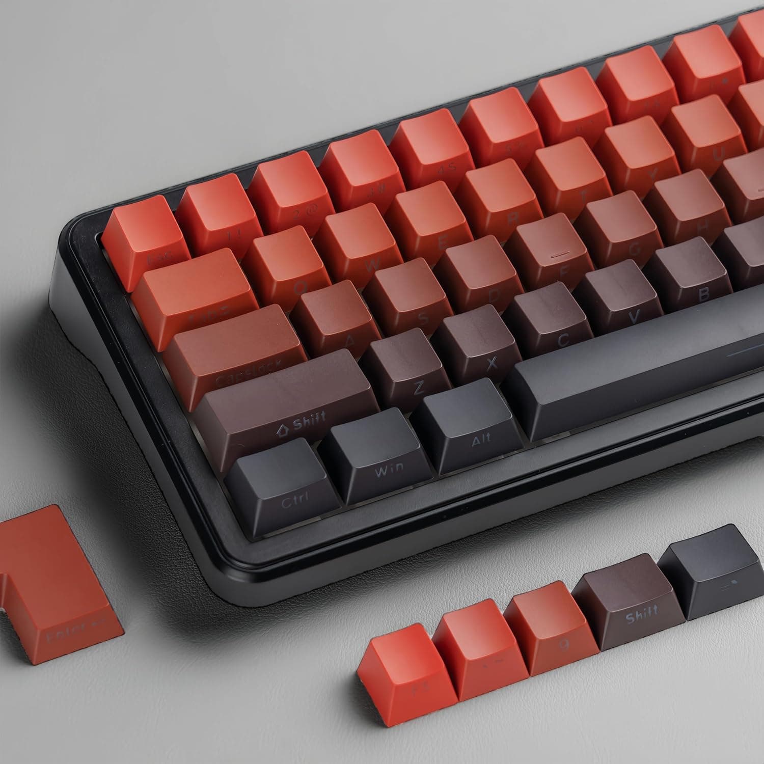 Set Keycaps Dagaladoo Rojo Negro imagen 1