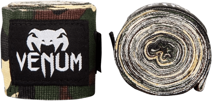 Venum Kontact Vendas de Boxeo Verde Camuflaje 4m imagen 1